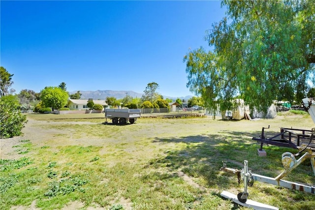 39671 Cherry Valley Blvd, Cherry Valley, CA 92223 - view of yard featuring a mountain view