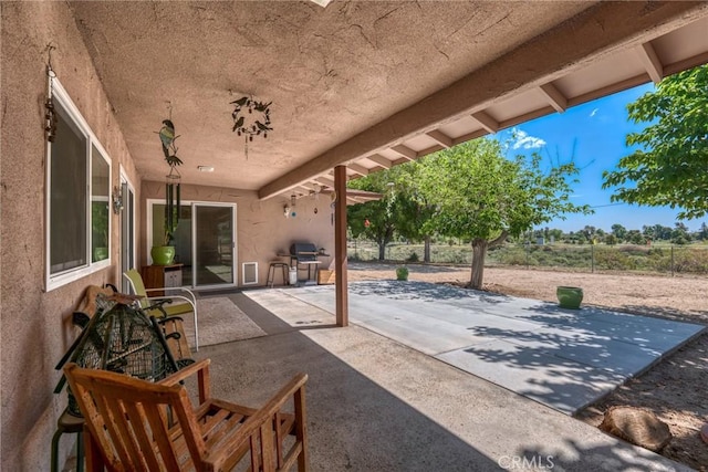 54955 Benecia Trl, Yucca Valley, CA 92284 - view of patio with fence