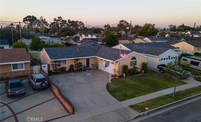 12653 Vandemere St, Lakewood, CA 90715 - aerial view at dusk of a residential view