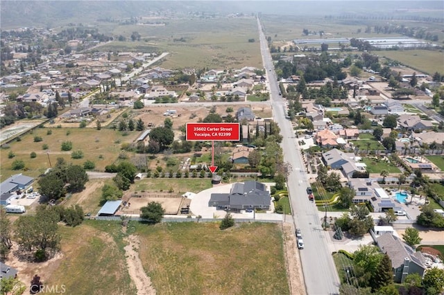 35602 Carter St, Yucaipa, CA 92399 - aerial view of property's location with nearby suburban area