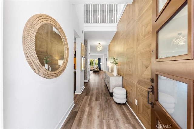 27 Alessio, Lake Forest, CA 92630 - hall with wood finished floors and baseboards