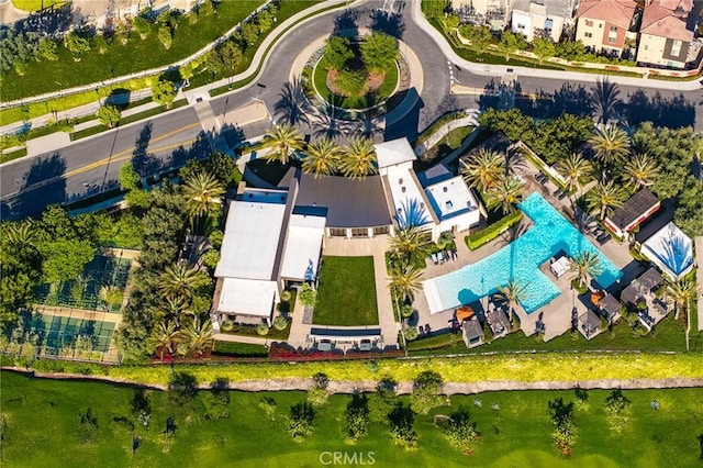 27 Alessio, Lake Forest, CA 92630 - aerial view of a pool