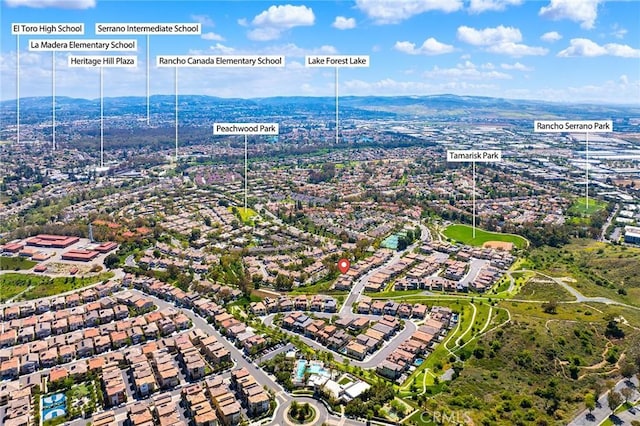 27 Alessio, Lake Forest, CA 92630 - aerial view of residential area