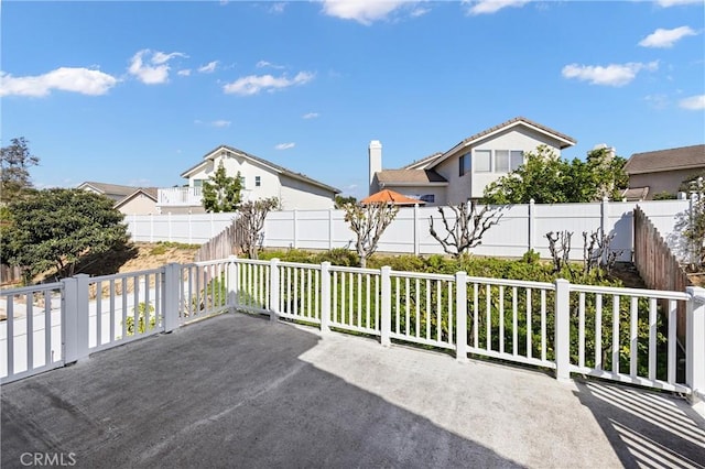 20815 E Rocky Point Ln, Walnut, CA 91789 - view of patio / terrace with a residential view and fence
