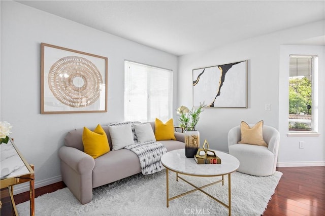 20815 E Rocky Point Ln, Walnut, CA 91789 - living room with wood finished floors and baseboards