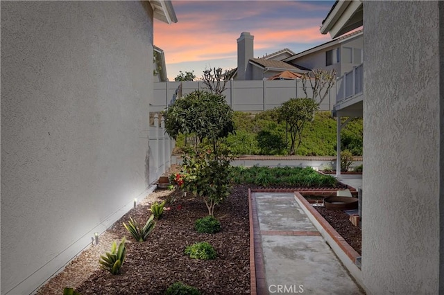 20815 E Rocky Point Ln, Walnut, CA 91789 - yard at dusk featuring fence