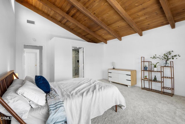 3960 W Hemlock St, Oxnard, CA 93035 - bedroom featuring wooden ceiling and light carpet