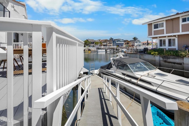3960 W Hemlock St, Oxnard, CA 93035 - dock area featuring a water view and a residential view