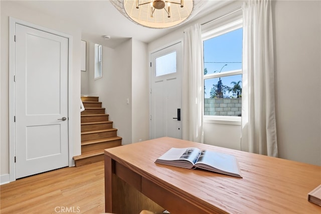 19041 Main St Unit 109, Huntington Beach, CA 92648 - home office featuring light wood-style floors