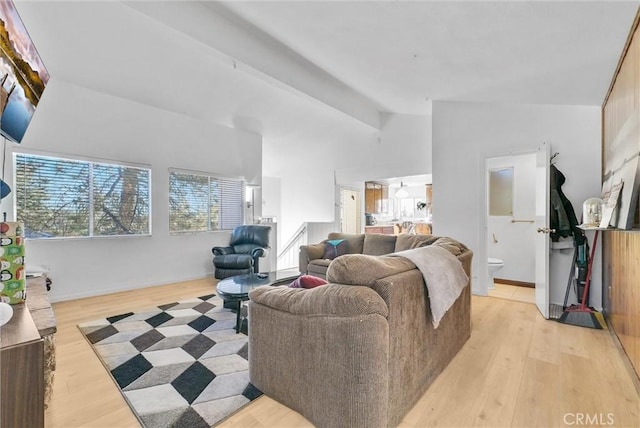 32490 Scandia Dr, Running Springs, CA 92382 - living area featuring light wood-type flooring