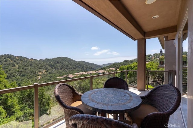 2815 Rock Wren Ln, Avila Beach, CA 93424 - balcony featuring a mountain view and a forest view