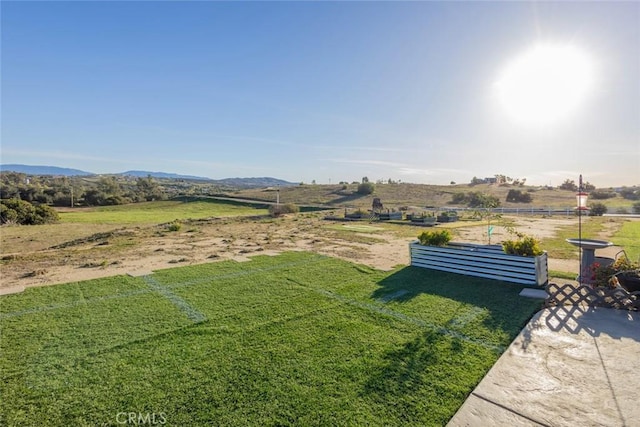 38550 Crossover Rd, Temecula, CA 92592 - view of green lawn with a mountain view and a rural view