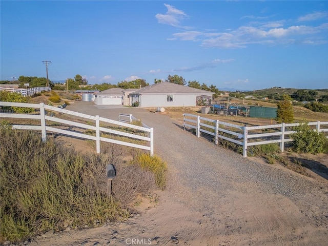 38550 Crossover Rd, Temecula, CA 92592 - view of yard featuring fence and a view of countryside