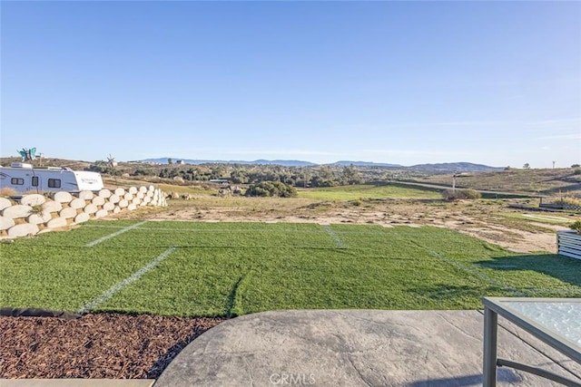 38550 Crossover Rd, Temecula, CA 92592 - view of grassy yard with a mountain view and a rural view
