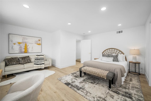 16009 Jalon Rd, La Mirada, CA 90638 - bedroom with recessed lighting, baseboards, and light wood-type flooring