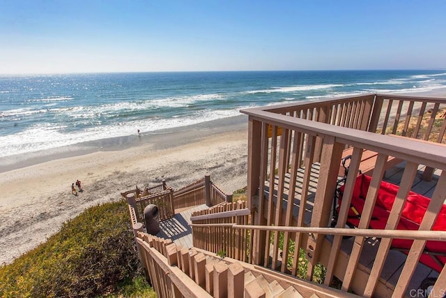 1715 Kennington Rd, Encinitas, CA 92024 - water view with local beach