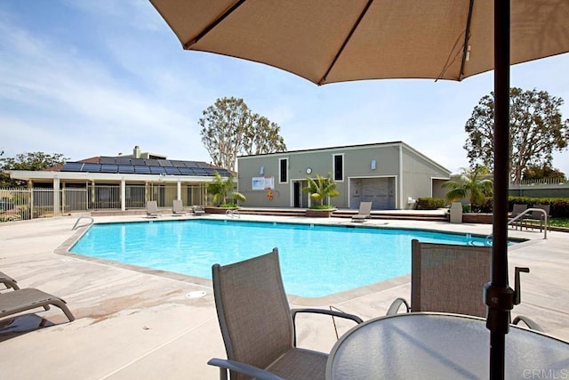 1715 Kennington Rd, Encinitas, CA 92024 - community pool with fence and a patio area
