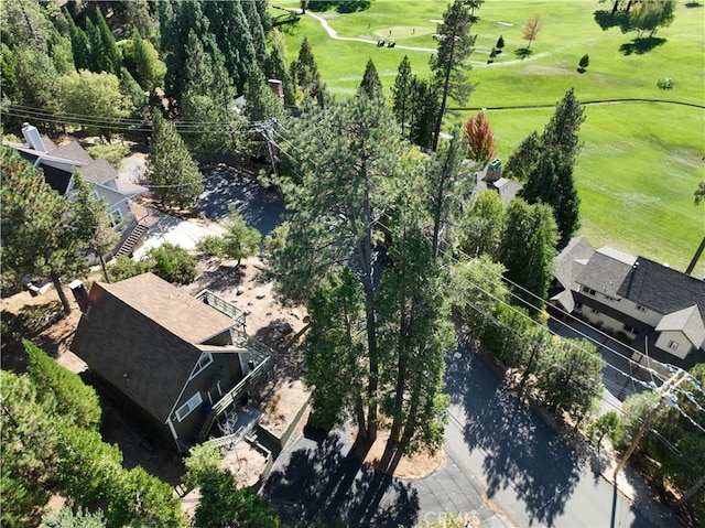 383 Golf Course Rd, Lake Arrowhead, CA 92352 - drone / aerial view of a golf course