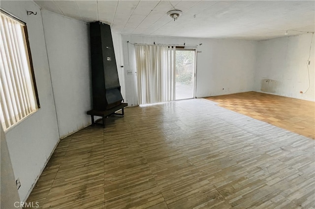 132 W Norwood Pl, San Gabriel, CA 91776 - unfurnished living room with wood finished floors