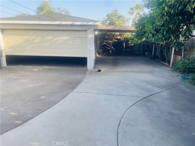 132 W Norwood Pl, San Gabriel, CA 91776 - garage with driveway