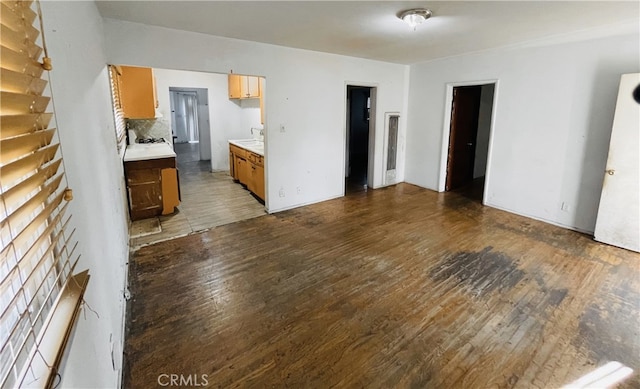 132 W Norwood Pl, San Gabriel, CA 91776 - unfurnished living room with wood finished floors