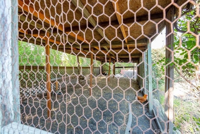225 Hacienda Ave, San Luis Obispo, CA 93401 - gate featuring an exterior structure and an outbuilding