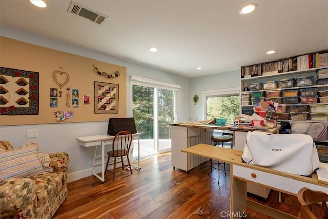 225 Hacienda Ave, San Luis Obispo, CA 93401 - office space featuring wood finished floors, recessed lighting, and baseboards