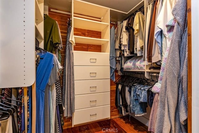 225 Hacienda Ave, San Luis Obispo, CA 93401 - spacious closet featuring wood finished floors