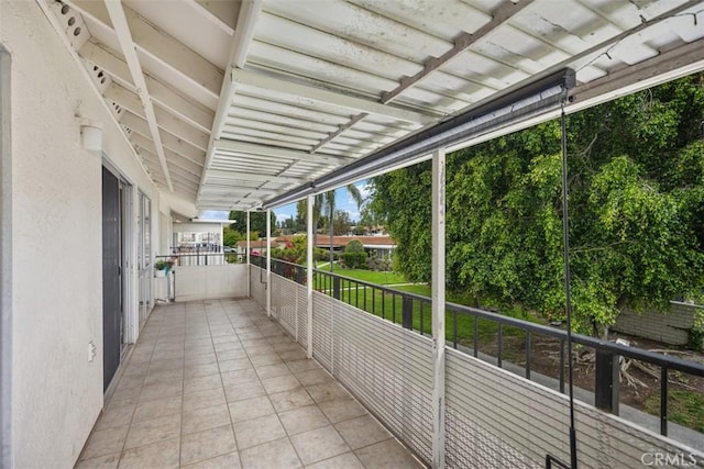 2319 Via Puerta Unit O, Laguna Woods, CA 92637 - view of patio / terrace featuring a balcony