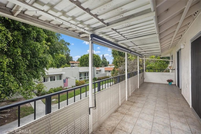 2319 Via Puerta Unit O, Laguna Woods, CA 92637 - view of patio featuring a balcony