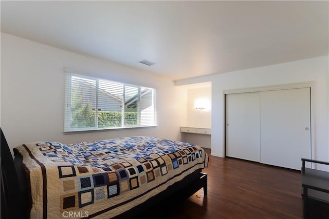 9943 Vernon Ave, Montclair, CA 91763 - bedroom with wood finished floors and a closet