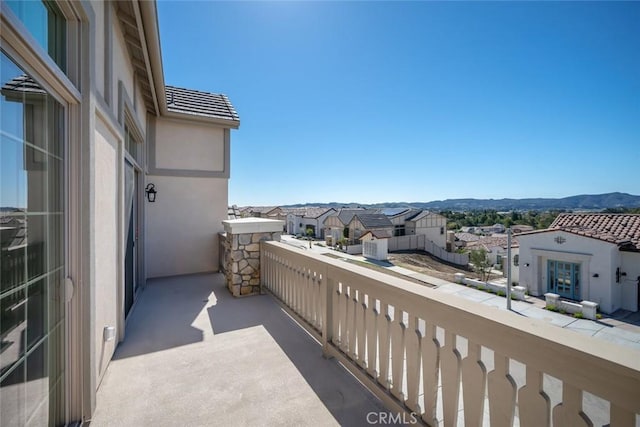 4140 Hillside Dr, San Luis Obispo, CA 93401 - balcony featuring a residential view and a mountain view