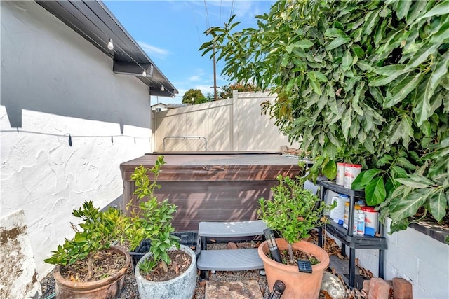 120 Avenida Santa Margarita, San Clemente, CA 92672 - view of patio / terrace featuring a hot tub