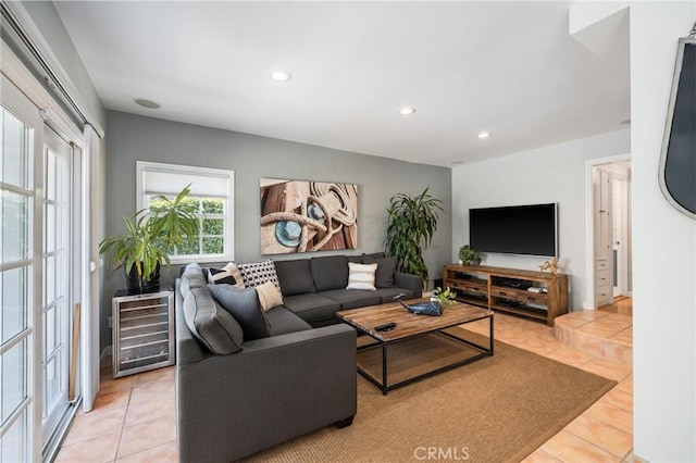 426 Ultimo Ave, Long Beach, CA 90814 - living area with light tile patterned floors and recessed lighting