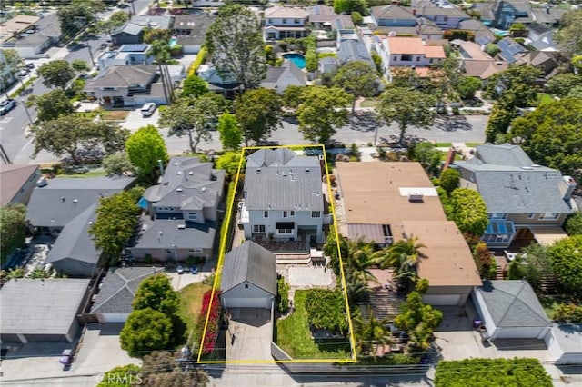 426 Ultimo Ave, Long Beach, CA 90814 - aerial view of residential area featuring property boundaries highlighted