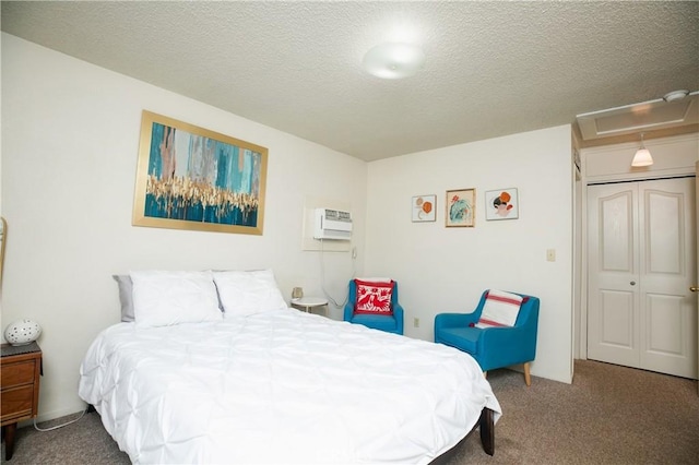 1905 Normal Ave, Chico, CA 95928 - carpeted bedroom with attic access and a textured ceiling