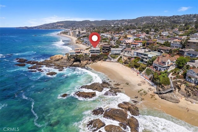 1907 Ocean Way, Laguna Beach, CA 92651 - bird's eye view of a water and mountain view