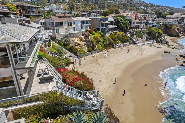 1907 Ocean Way, Laguna Beach, CA 92651 - aerial view of residential area with a large body of water