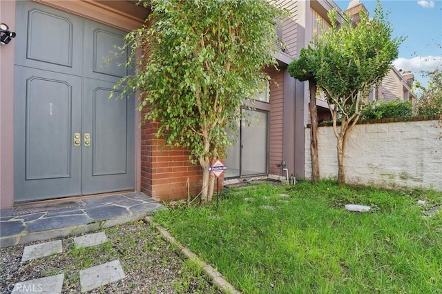4515 Alla Rd Unit 2, Marina Del Rey, CA 90292 - doorway to property with fence and brick siding