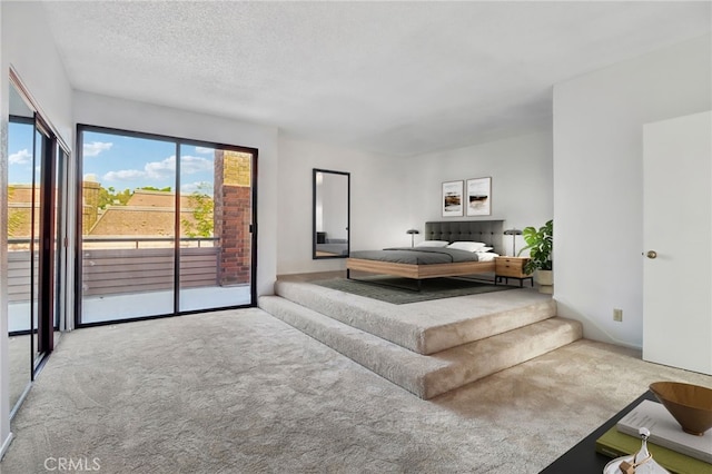 4515 Alla Rd Unit 2, Marina Del Rey, CA 90292 - living room featuring carpet and a textured ceiling