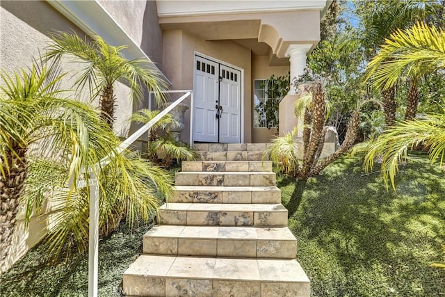 4064 Lemonberry Pl, Thousand Oaks, CA 91362 - view of exterior entry with stucco siding