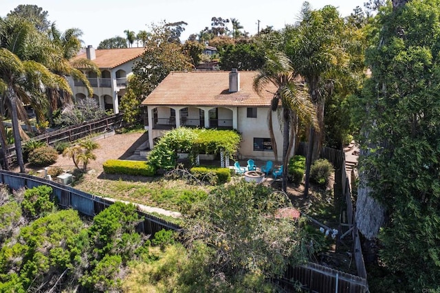 1279 Cypress Dr, Vista, CA 92084 - aerial view of property and surrounding area