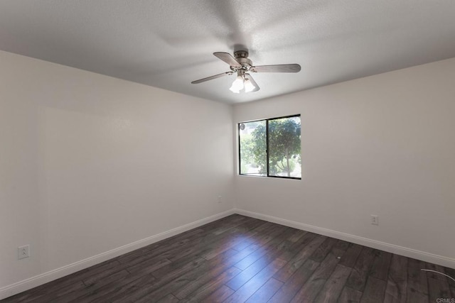 1279 Cypress Dr, Vista, CA 92084 - spare room with dark wood finished floors and ceiling fan