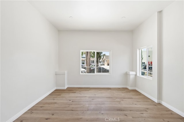 1251 Leighton Ave Unit 1251, Los Angeles, CA 90037 - empty room with light wood-type flooring and baseboards