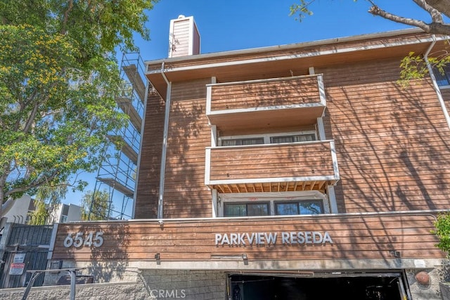 view of property