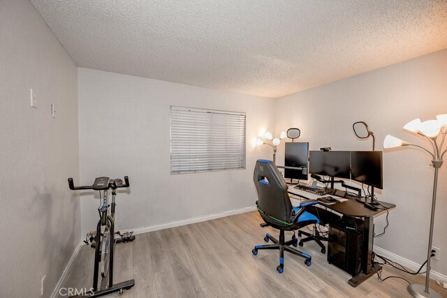 6545 Reseda Blvd Unit 3, Reseda, CA 91335 - office space with wood finished floors and a textured ceiling