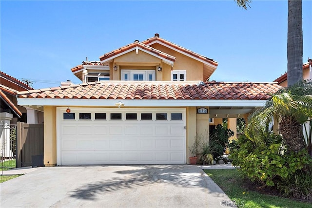 34550 Calle Naranja, Dana Point, CA 92624 - mediterranean / spanish house featuring driveway, a tiled roof, and stucco siding