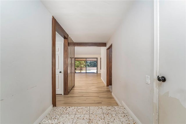 24752 Via, San Anselmo, Mission Viejo, CA 92692 - hall with baseboards and light wood finished floors