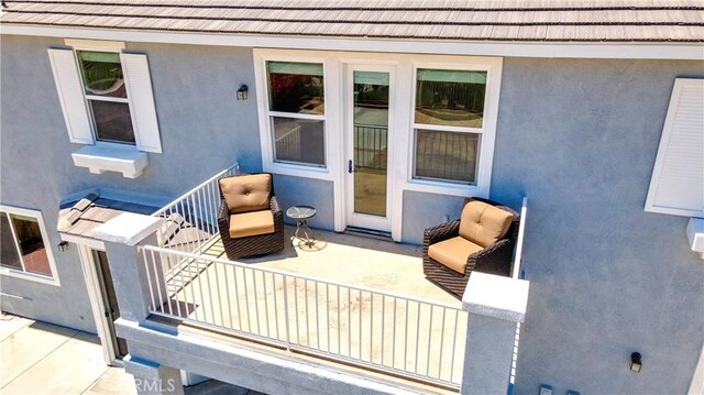 8 Via Del Fico Ct, Lake Elsinore, CA 92532 - view of patio / terrace featuring stairs