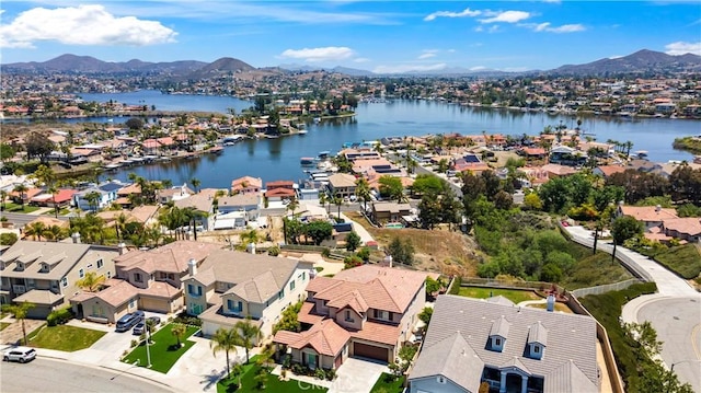 8 Via Del Fico Ct, Lake Elsinore, CA 92532 - aerial perspective of suburban area featuring a water and mountain view
